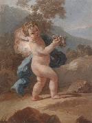 unknow artist Putti in a landscape China oil painting reproduction